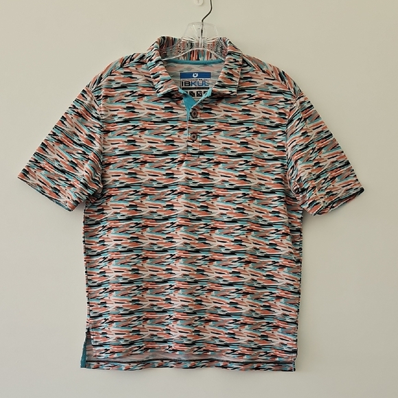 IBKUL Other - IBKUL‎ Polo Shirt With Icefil Technology Multicolored Print Size Small